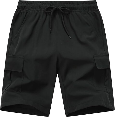 Baby Boys Lightweight Cargo Shorts Toddler Quick Dry Pull-On Hiking Shorts for Sports Outdoor with Pockets in Kuwait