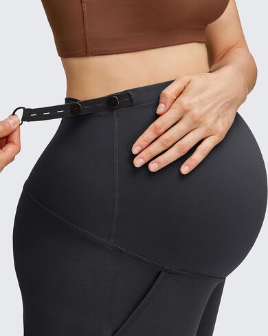 G4Free Smoofit Modal Soft Gaternity Admgers مع جيوب فوق بنطلون رقص عرضي الحمل البطن in Saudi Arabia