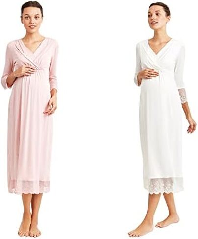 Maternity Dress Set for Any Trimester or Postpartum -Soft and Stretchy Maternity Clothes Sets for Pregnant Women in Saudi Arabia