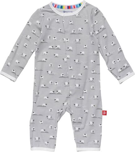 Magnetic Me Magnetic Convertible Coveralls | Silky Soft Modal Fabric | Baby Onsie Available in Sizes NB - 24M in Saudi Arabia