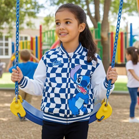 ديزني ميني ميكي غرزة الأميرة المجمدة إلسا سترة خفيفة الوزن كلاسيكية zip up بلوك بلوك أحجام قميص من 2 إلى 14 سنة in Saudi Arabia