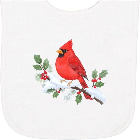 inktastic cardinal Christmas لطيف الشتاء طفل القماش terry مريلة in Kuwait