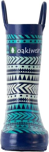 OAKI Toddler Rain Boots – Lightweight Waterproof Rubber Boots for Kids with Easy-On Handles – Durable Kids Outdoor Footwear in Kuwait