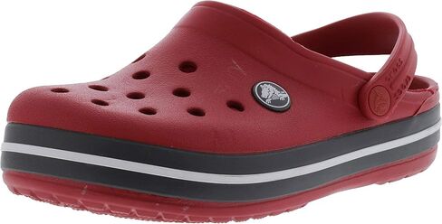 Crocs Unisex-Child Crocband Clogs (Todder Shoes), Pepper/Graphite, 9 Toddler in Saudi Arabia