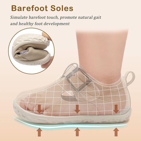 JOINFREE Toddler Shoes Girls Boys Lightweight Dress Shoes Wide Barefoot Flats Fashion School Shoe Kids Fall Walking Sneakers in Saudi Arabia