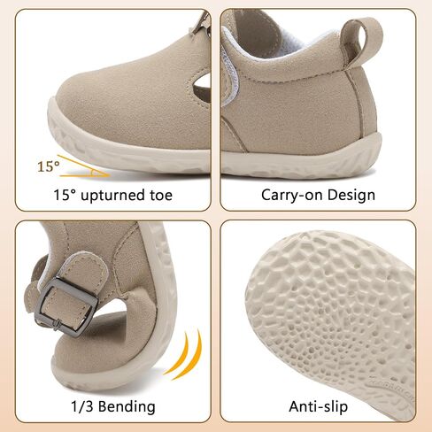 JOINFREE Toddler Shoes Girls Boys Lightweight Dress Shoes Wide Barefoot Flats Fashion School Shoe Kids Fall Walking Sneakers in Saudi Arabia