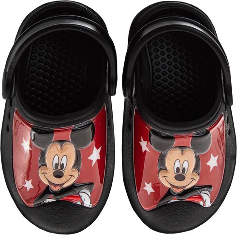 Disney Mickey Mouse and Minnie Mouse Clog Sandals Closed Toe Backstrap Baby Boy and Girl Slip on Slides Quick Dry Water Pool Shoes (Sizes: 2-4 Infant / 5 Toddler) in Saudi Arabia