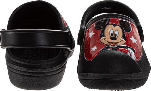 Disney Mickey Mouse and Minnie Mouse Clog Sandals Closed Toe Backstrap Baby Boy and Girl Slip on Slides Quick Dry Water Pool Shoes (Sizes: 2-4 Infant / 5 Toddler) in Saudi Arabia