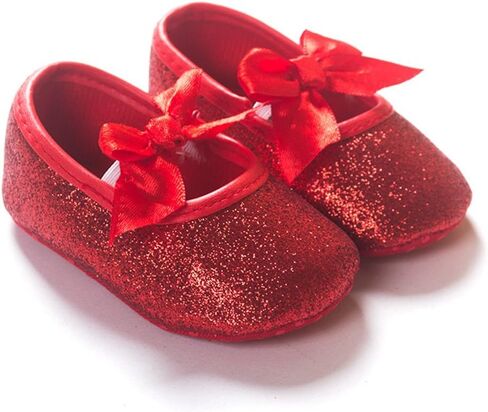 RVROVIC Baby Girl Moccasins Princess Sparkly Mary Jane Dresses Shoes Premium Lightweight Soft Sole Crib Shoes Toddler Shoes in Kuwait