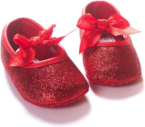 RVROVIC Baby Girl Moccasins Princess Sparkly Mary Jane Dresses Shoes Premium Lightweight Soft Sole Crib Shoes Toddler Shoes in Kuwait