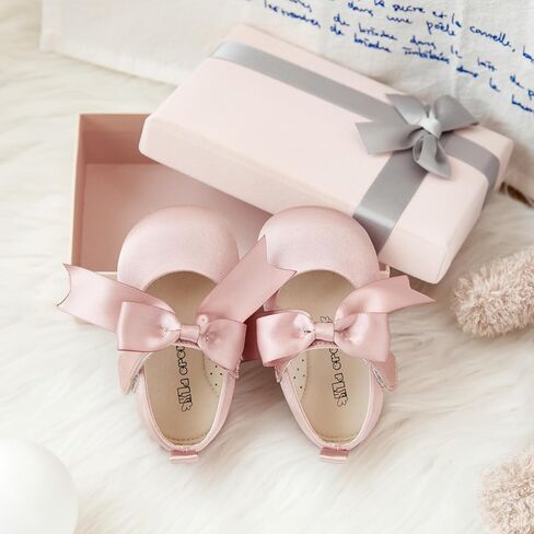 Kiderence Baby Girls Prewalker Mary Jane Flats Bowknot Princess Dress Shoes (Infant/Toddler) in Saudi Arabia