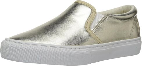 Polo Ralph Lauren Kids Kids' Carlee Twin Gore Gold Metallic Loafer in Saudi Arabia