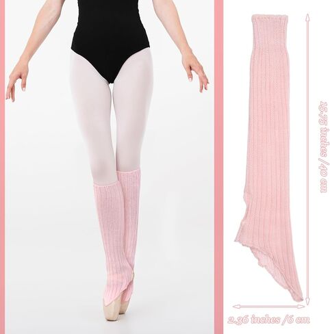 3 Pairs Ballet Leg Warmers for Girls Toddler Teens Stirrup Ankle Warmers Knitted Socks for Dance Practice Yoga in Saudi Arabia