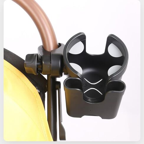 2-in-1 Stroller Cup Holder & Phone Holder,Water Bottle Holder,Cup & Phone Holder for Bike,Wheelchair,Motorcycle,Electric Scooter,Golf Cart in Saudi Arabia