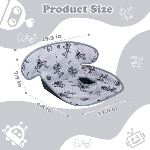 Babenest Car Car Potty Protector Cover -بطانة التدريب على ماء مقعد للسيارات للأطفال والطفل ، وسادة بول جافة مع تصاميم ممتعة للعربة المتجددة ومقاعد السيارات الرضع (2pcs الحوت الأزرق) in Kuwait
