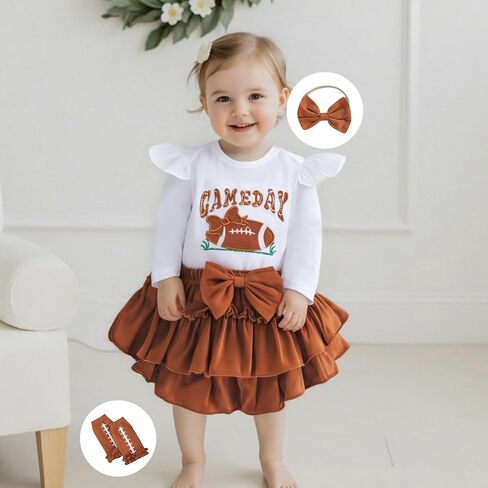 My First Thanksgiving Baby Girl Outfit Fall Turkey Romper Skirt Set | Newborn Girl Thanksgiving Outfit, Baby Girl Turkey Romper Skirts Socks Set, Fall Winter Clothes, Thanksgiving Bodysuit Dress in Saudi Arabia