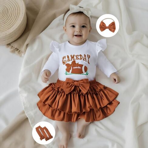 My First Thanksgiving Baby Girl Outfit Fall Turkey Romper Skirt Set | Newborn Girl Thanksgiving Outfit, Baby Girl Turkey Romper Skirts Socks Set, Fall Winter Clothes, Thanksgiving Bodysuit Dress in Saudi Arabia