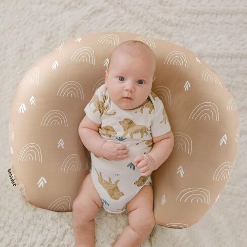 GRSSDER Nursing Pillow Cover Stretchy Minky Removable Nursing Covers for Breastfeeding Pillows, Ultra Soft Comfortable Slipcover for Boy and Girls, Cute Duck Pattern in Kuwait
