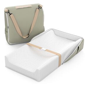 Baby Changing Pad, Portable Changing Pad with Waterproof Lining, Converts to Backpack for Easy Travel, Leather Surface and Cotton Changing Table Pads for Dresser Top in Saudi Arabia