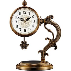 Sitting Clock, Living Room, Household Clock Ornaments, Desktop Clock, Retro Sitting Clock in Saudi Arabia