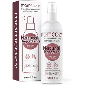 رذاذ تنظيف مضخة الثدي المحمولة Momcozy ، وإزالة الدهون الحليب الفعالة والخالية من المخلفات ، ورائحة الجريب فروت طبيعية ، ورذاذ المضخة لمضخة الثدي أو الملحقات ، ومنتجات الأطفال الأخرى ، 8.5 أوقية in Kuwait