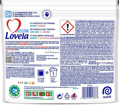 Lovela Baby Washing Capsule Universal – Pack of 11 in Saudi Arabia