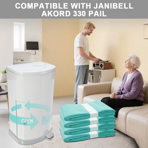 تعبئة بطانة حفاضات البالغين متوافقة مع نظام حفاضات طراز Janibell Akord 280 Slim Model ، يستمر أكثر in Kuwait