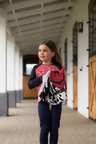 LeMieux Hobby Horse Dakota - Black and White Appaloosa - Realistic Head - Perfect for Kids in Saudi Arabia