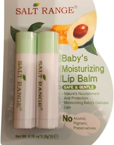 Salt Range Baby's Moisturizing Lip Balm, 0.18 oz, 2 Pack, Safe & Gentle in Saudi Arabia