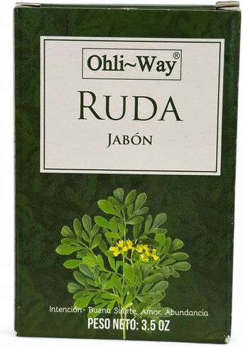 Rue Soap 3.5oz - Ruda الروحية Jabon من أجل حظ سعيد ، الحب والوفرة | تطهير الطقوس العشبية | Ohli-way in Saudi Arabia