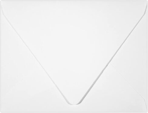 LUXPaper A7 Envelopes in 80 lb. Silver Metallic, Printable Contour Flap Envelopes for Invitations, 50 Pack, Envelope Size 5 1/4 x 7 1/4 (Silver) in Kuwait