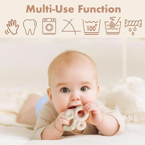 Bibs Beabs 6 عبوات مع Teether قابلة للتلقي in Kuwait