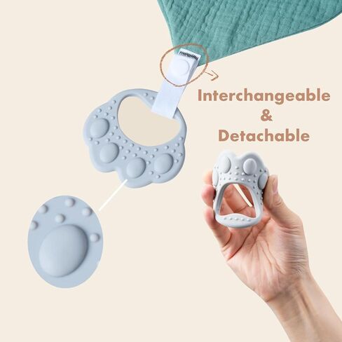 Bibs Beabs 6 عبوات مع Teether قابلة للتلقي in Kuwait