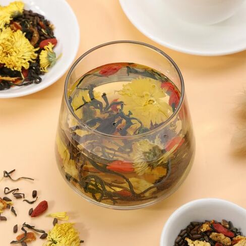 Addtool Dandelion Goji chrysanthemum Tea مع مزيج طبيعي من 7 أعشاب خالية من الكافيين ， تشمل كاسيا بذور ، عرق السوس ، قشر البرتقال ، غاردينيا ، كبد الدعم والكلى ، التخلص من السموم ، شاي الكلى (1Pack ، 150 جرام) in Saudi Arabia