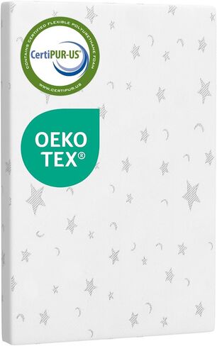 Pack and Play Mattress Pad 38"x26"x1.5" for Playpen and Playard, Soft Breathable Waterproof Cover, Baby Pack N Play Mattresses Topper in Saudi Arabia