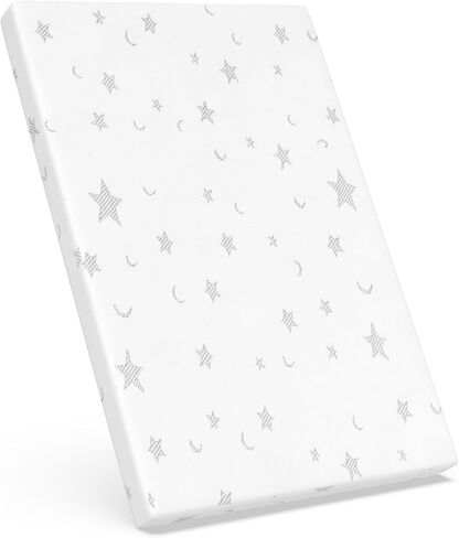 Pack and Play Mattress Pad 38"x26"x1.5" for Playpen and Playard, Soft Breathable Waterproof Cover, Baby Pack N Play Mattresses Topper in Saudi Arabia