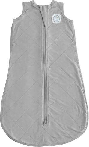 Dreamland Baby Lightweight Bamboo Viscose Sleep Sack (0-6 Months). 1.0 TOG Ultra Soft Blanket w/ 2-Way Zipper. 95% Viscose, 5% Spandex (Sage) in Kuwait