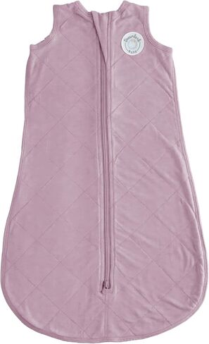 Dreamland Baby Lightweight Bamboo Viscose Sleep Sack (0-6 Months). 1.0 TOG Ultra Soft Blanket w/ 2-Way Zipper. 95% Viscose, 5% Spandex (Sage) in Kuwait