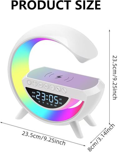 BDI 3 في 1 Rainbow Multi-Function Light Light Wireless Charging Stereo in Kuwait