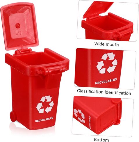 ألعاب الأطفال الصغار الصغار ألعاب الأطفال ألعاب الأطفال 4pcs يمكن للقمامة Toy Desk Mini Trash القمامة البلاستيكية يمكن أن تلعب سلة النفايات الصغيرة القمامة علب القمامة المصغرة حاويات إعادة تدوير صندوق إعادة التدوير in Saudi Arabia