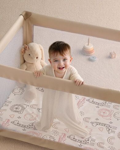 Yoofoss Baby Crib Sheets 2 Pack for Boys and Girls - 52 × 28 ملاءمة ورقة سرير محايدة للسرقة القياسية والمرتبة الصغار ، عالم حيوانات ميكروفيات ناعمة فائقة التنفس in Saudi Arabia