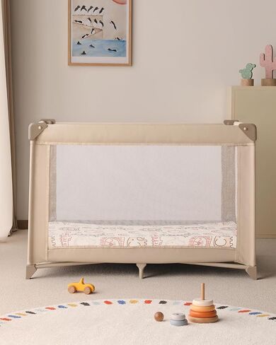 Yoofoss Baby Crib Sheets 2 Pack for Boys and Girls - 52 × 28 ملاءمة ورقة سرير محايدة للسرقة القياسية والمرتبة الصغار ، عالم حيوانات ميكروفيات ناعمة فائقة التنفس in Saudi Arabia