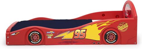 دلتا أطفال ديزني بيكسار سيارات Lightning McQueen Race Car Toddler Bed Sweet Sway in Kuwait