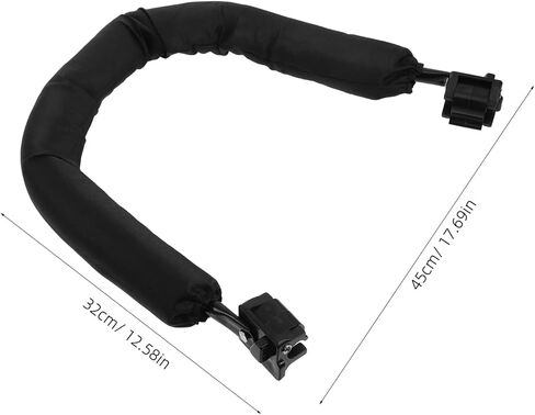 PRETYZOOM Detachable Stroller Armrest Handle Replacement Guardrail for Easy Installation and Cleaning Secure Grip Stroller Accessories Compatible with Models in Saudi Arabia