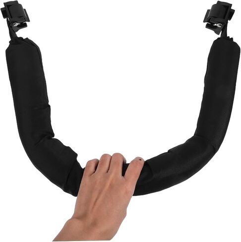 PRETYZOOM Detachable Stroller Armrest Handle Replacement Guardrail for Easy Installation and Cleaning Secure Grip Stroller Accessories Compatible with Models in Saudi Arabia