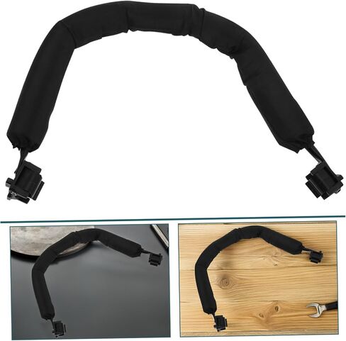 PRETYZOOM Detachable Stroller Armrest Handle Replacement Guardrail for Easy Installation and Cleaning Secure Grip Stroller Accessories Compatible with Models in Saudi Arabia