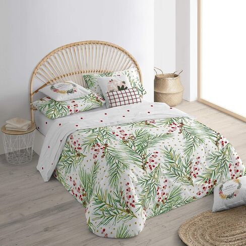 BELUM | Christmas Duvet Cover 50% Cotton - 50% Polyester, Duvet Cover with Buttons Lapland 4 140x200 in Saudi Arabia