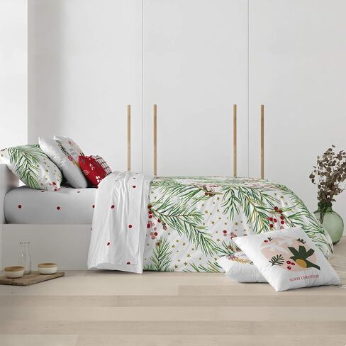 BELUM | Christmas Duvet Cover 50% Cotton - 50% Polyester, Duvet Cover with Buttons Lapland 4 140x200 in Saudi Arabia