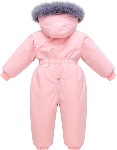 Baby Boy Snowsuit Coat Toddler Girl Winter Jacket Kid Fleece Snow Suits Clothes in Kuwait