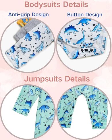 ملابس رضيع الأطفال المولود حديثي الولادة ضروريات Layette 11 قطعة مع الجسوس ، السراويل ، القبعات ، ملابس للجنسين بالبطانية in Kuwait
